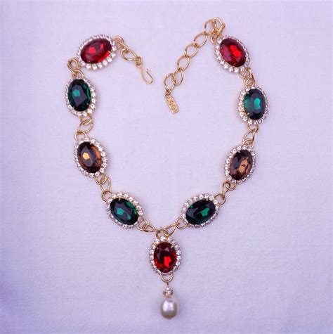 vintage ysl jewelry|ysl vintage necklace.